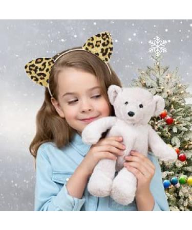 Delicate Glitter Leopard Cat Ears Headbands for Girls & Women - Pack of 5 - Buy Online on GoSupps.com