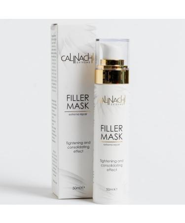 Calinachi Cosmetics CALINACHI Facial mask filling mask for face neck and d collet reduces wrinkles and hydrated lifting therapy for all skin types with peptides 50 ml - Buy Online on GoSupps.com