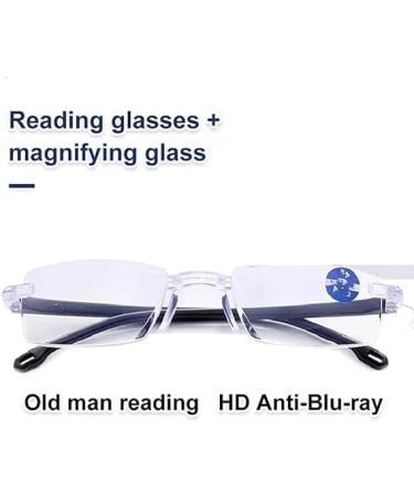 DPKSML Autozoom Reading Glasses - Adjustable Anti-Blue Light Glasses for Men & Women - Portable 3PCS Set - Buy Online on GoSupps.com
