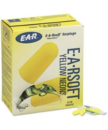 3M E-A-Rsoft Yellow Neon Foam Earplugs - Uncorded Regular Size 200 per Box | Comfortable & Soft | Fast International Shipping - Buy Online on GoSupps.com