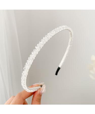 Ruihfas 6Pcs Double Rows Crystal Rhinestone Headband for Women Girls - Bling Bling Fashion Hair Hoop - Buy Online on GoSupps.com