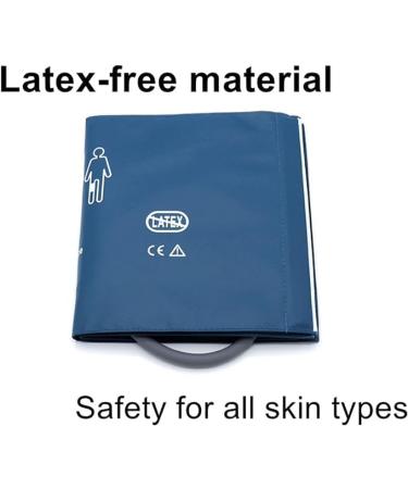 Universal NIBP Cuff for LargeAdult 33-47 cm Single Tube Reusable PU Replacement Blood Pressure Cuff No Connector Large Adult Blue Pu+single L Tube - Buy Online on GoSupps.com