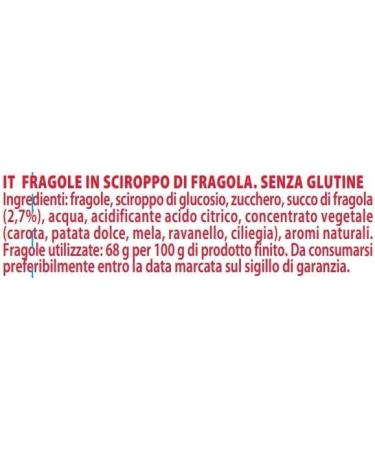 Fabbri Strawberry Opaline 230g Strawberry in Syrup + Amarena in Syrup 230g + Italian Gourmet Polpa - Buy Online on GoSupps.com