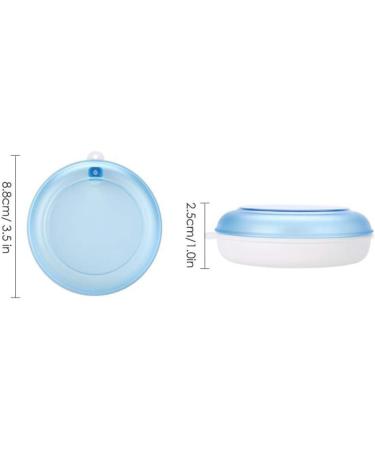 Denture Case Retainer Holder Box - Portable Storage for Dentures, Braces, and Retainers - Clear Blue Night Retainer Box by DOITOOL - Buy Online on GoSupps.com