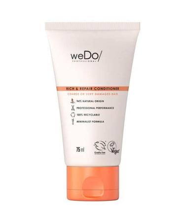 Wedo/ Professional Wedo/ Professional Rich & Repair Conditioner against hair breakage for strong unruly or very strained hair 75 ml odorless