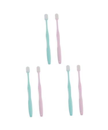 Gatuida 6 pcs toothbrush manual captivity