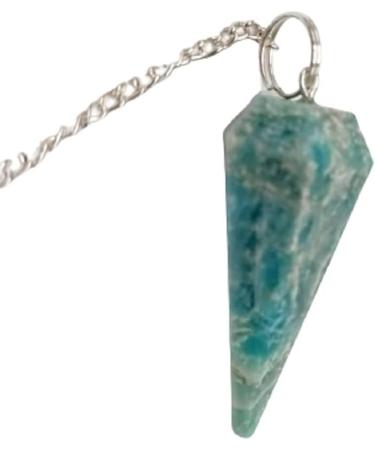 Orgonite Crystal Point Dowsing Pendulum with Amazonite - Handcrafted Healing Crystal for Scrying and Witchcraft Supplies - Buy Online on GoSupps.com