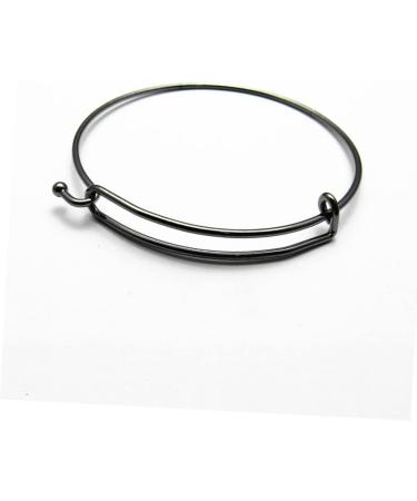 Operitacx 10pcs Bracelets Stainless Steel Bracelet Push-pull Bracelet Wristband Adjustable Metallic Line - Buy Online on GoSupps.com