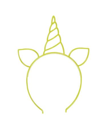 hgnxa Thin Side Unicorns Headband Luminous Hair Hoop Fashion Women Halloween Party Hairstyle Lightweight Light up Headwear