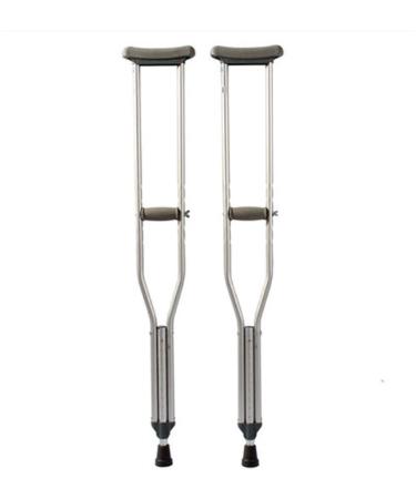 Crutches for Adults Underarm Crutch Forearm Adjustable Lightweight Adjustable Aluminum Crutches Comfort-Fit Grip Great for Travel or Work Selfless dedication