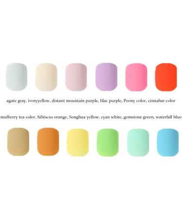 Ruarby Press on Nails Handmade Heart Pattern False Nails Stick on Nails for Women and Girls DIY Craft Nails Art Accessories - Buy Online on GoSupps.com