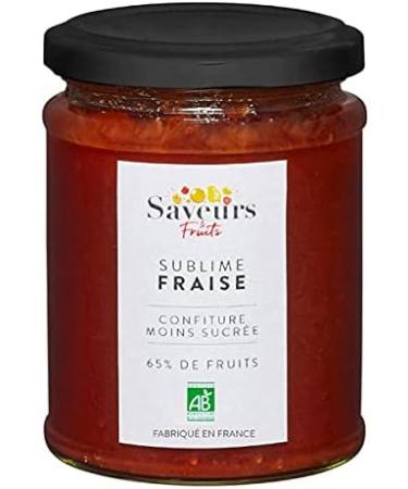 Flavors & Fruits - Less Sweet Strawberry Jam 65% Fruit 310G - Unit - Buy Online on GoSupps.com