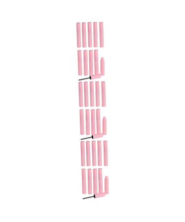 Didiseaon 30 Pcs Eyelash Brush Empty Tube Transparent Mascara Storage Tube for Mascara Gloss Fan Plastic 1 g (Pack of 1) Pinkx3pcs