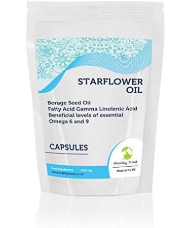 STARFLOWER Oil Borage Seed Oil Linolenic Acid 1000mg GLA 30 Capsules Nutrition Health Food Supplements HEALTHY MOOD UK - Buy Online on GoSupps.com