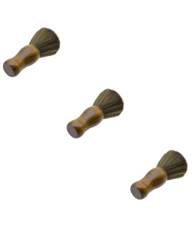 Fomiyes 3 pieces of wood tools Wood Wood Razor Razor Broken Hair Removal Tool Hair Cutting Tool Haircase Set Face cleaning brush Hair removal brush 15.5x3.2cm X3PCS Braunx3st