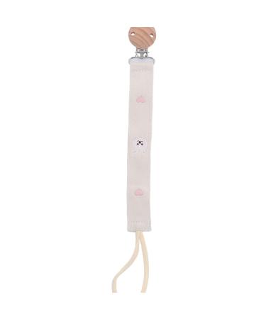 Soft Rabbit Pacifier Holder Strap - Easy-to-Wear Clip for Babies | Prevents Detaching | Best International Shipping - Buy Online on GoSupps.com