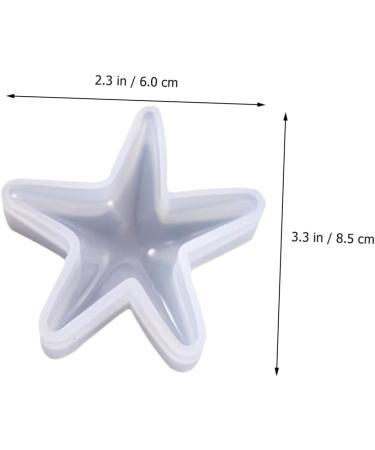 SHINEOFI 6 Pcs Diy Starfish Mold Epoxy Coaster Mold Conch Mold Plate Craft Mold Self Made Craft Supplies Whitex3pcs 8.5x6x2cmx3pcs - Buy Online on GoSupps.com