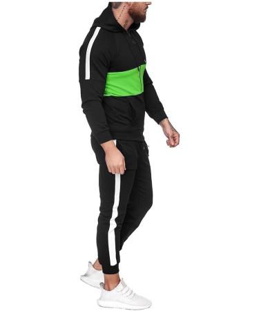 Hanxiulin Men's Training Suit | Polyester Sweatshirt & Jogging Set | Fitness Sportswear for Optimal Performance - Buy Online on GoSupps.com