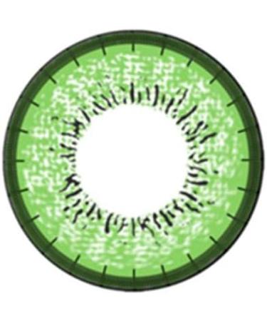 Buy Matlens EOS Green Colored Contact Lenses - Circle Lenses with Strength 1.25 Diopters Includes Lens Case & 50ml Care Solution - International Shipping - Buy Online on GoSupps.com