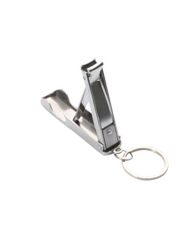 minkissy Folding Nail Clipper Key Chain Stainless Steel