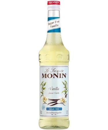 MONIN Sugar Free Vanilla Syrup for Coffee Cappuccino and Hot Chocolate - Natural Flavors - 70cl - Buy Online on GoSupps.com