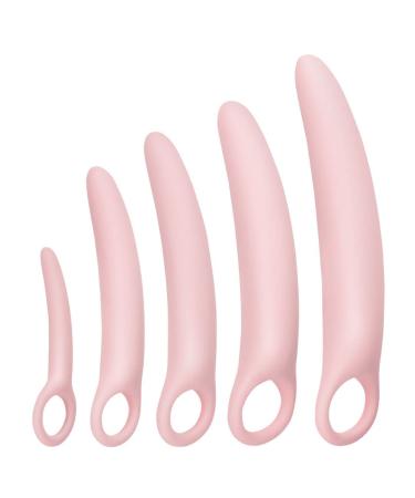 Lyniya 5-Pack Silicone Pelvic Floor Muscle Dilator Trainer Set for Women (Large Set)