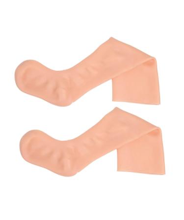 Healeved 1pair Exfoliating Moisturizing Socks Rough Calluses Socks Knee High Heel Boots Heels for Moisturizing Feet Socks Foot Care Socks Cracked Heels Moisturizing Socks Sebs