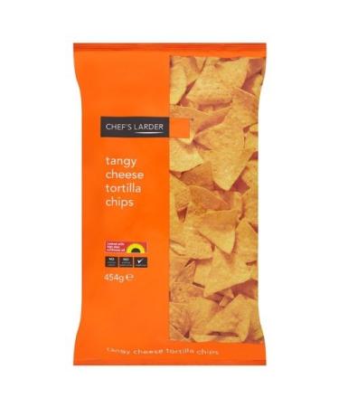 Chefs Larder Chefs Larder Tangy Cheese - Tortilla Chips - 454g Chefs Larder