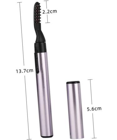 1pc Electric Heated Eyelash Curler - Battery Operated Hot Eyelash Curlers in Purple for Effortless Curling | International Shipping Available - Buy Online on GoSupps.com