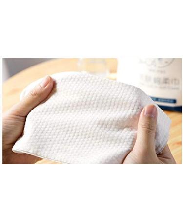 Ruihua Disposable Cotton Face Cloth - Thick Fleece Towels for Dry & Moist Use | Multi-Purpose Beauty Towels (3 Rolls 300 Sheets) - Buy Online on GoSupps.com