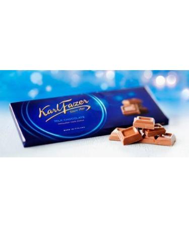 Karl Fazer Blue Original Finnish Milk Chocolate Bar 200g (7.05oz) by Fazer