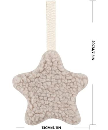 Anti-Drop Teether Chain & Pacifier Clip - Star Pendant Baby Soother | Ideal Teething Toy & Infant Shower Gift - Buy Online on GoSupps.com