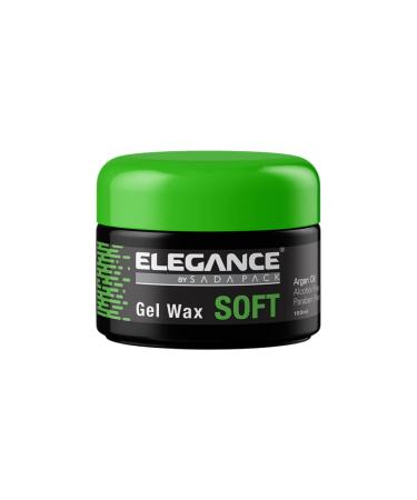 E Elegance Hair Styling Gel Wax With Argon Oil Soft Hold 3.38 Oz Soft Wax