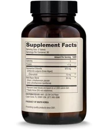 Dr. Mercola Fermented Chlorella Dietary Supplement 450 Tablets - Non GMO, Soy-Free, Gluten Free | 90 Servings - Buy Online on GoSupps.com
