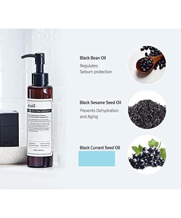 Dear Klairs Gentle Black Deep Cleansing Oil - 150ml | Nourishing Makeup Remover - Buy Online on GoSupps.com