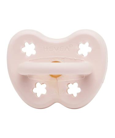 Natural Rubber Pacifier Round Newborn 0+ Months Single-Pack - Powder Pink 1 Count (Pack of 1) Powder Pink