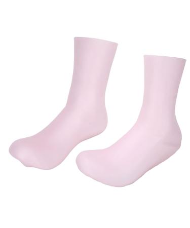 Sonew Silicone Moisturizing Socks High Elastic Prevent Cracking Gel Sock for Dry Cracked Feet Spa Gel Socks (S)