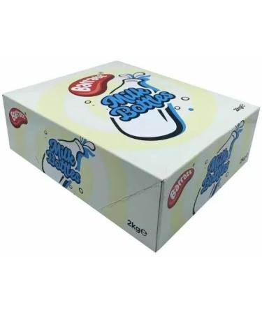 Milk Bottles Gums (Dusted) 1kg Sweet Pouch - Buy Online on GoSupps.com