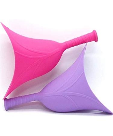 Bigfanshu Ms. Standing Urinal Silicone Emergency Foldable Portable Out Travel Goods Outdoor Toilet Purple 250mL - Buy Online on GoSupps.com
