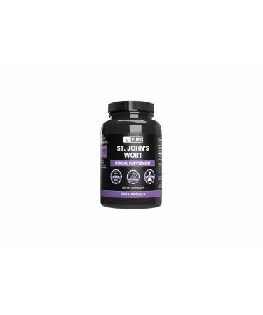 PURE ORIGINAL INGREDIENTS St. John's Wort (365 Capsules) No Magnesium Or Rice Fillers Always Pure Lab Verified 365 Count (Pack of 1)