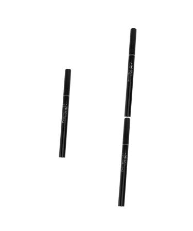 WOONEKY 3pcs Makeup Eyebrow Pencils Eyebrow Pencil Double Head Eyebrow Pencil