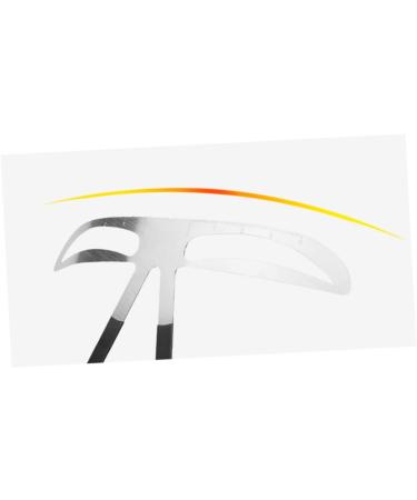 VINTORKY Eyebrow Drawing Tools Eyebrow Caliper Assistant Grooming Stencil Brow Stencils Tool Balance Ruler Miss Stainless Steel - Buy Online on GoSupps.com