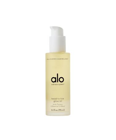 ALO Head-to-Toe Glow Oil | Glow-Boosting Natural Dry Body Oil | Jojoba Amla Aloe & Vitamin E | Hydrates & Nourishes Skin | Citrus Scent | 3.2 Oz 3.2 Fl Oz (Pack of 1)
