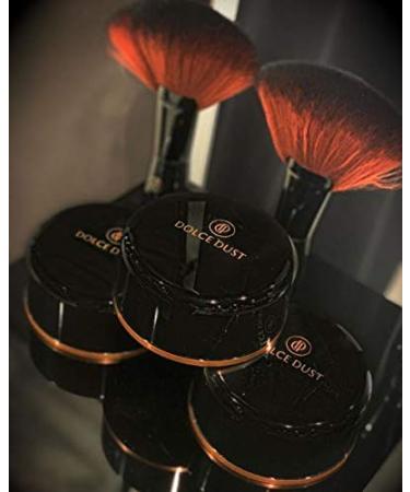 Dolce Dust Powder with Applicator Brush | Remove Stickiness & Finish Sunless Tan | Hydrated & Smooth Skin | Coconut Cream 90g Shimmer - Shop Internationally - Buy Online on GoSupps.com