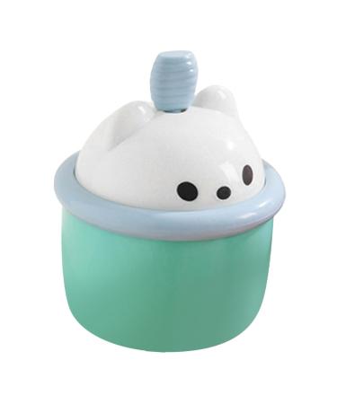 Bouteille De Mousse Nettoyante Pour Le Visage Pompe Machine Bulles Portable Verte Pour Salle De Bain