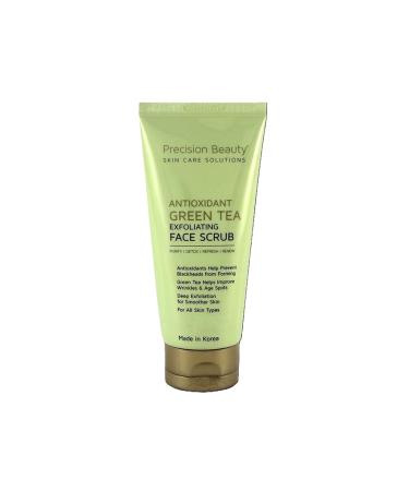 Precision Beauty Green Tea Exfoliating Face Scrub Antioxidant Formula Paraben Free 8 Fl Oz
