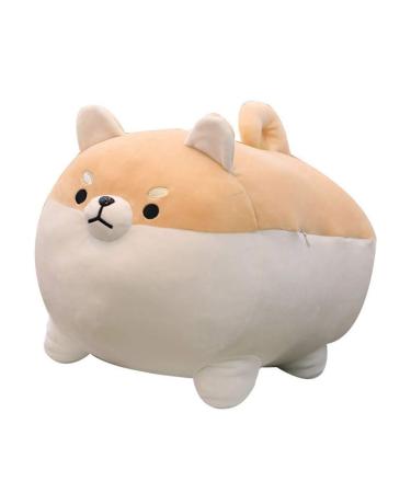 OUKEYI Stuffed Animal Shiba Inu Plush Dog Toy Anime Corgi Kawaii Plush Soft Pillow Plushies Shiba Inu Plush Plush Toy Pillows Doll Dog Plush Toy Gifts for Girl Boy (16 inch)