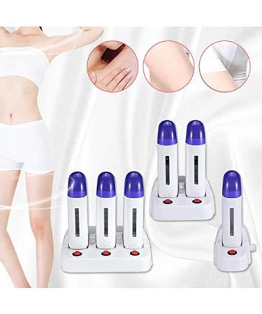Mini Depilatory Wax Heater - Professional Electric Wax Roller for Hair Removal - Portable Cartridge Wax Heating for Smooth Skin - Buy Online on GoSupps.com