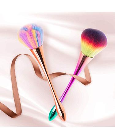 Large Powder Mineral Brush - Gold-Colorful Makeup Brush for Daily Use - Buy Online on GoSupps.com