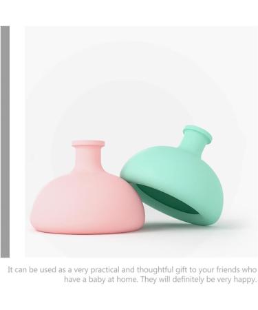 Bobby Remover Soft Palm Cup Set | Silicone Toddler & Infant Sputum Remover | Pressure Drum Massage Tool for Digestion | 2Pcs Burping & Phlegm Remover - Buy Online on GoSupps.com